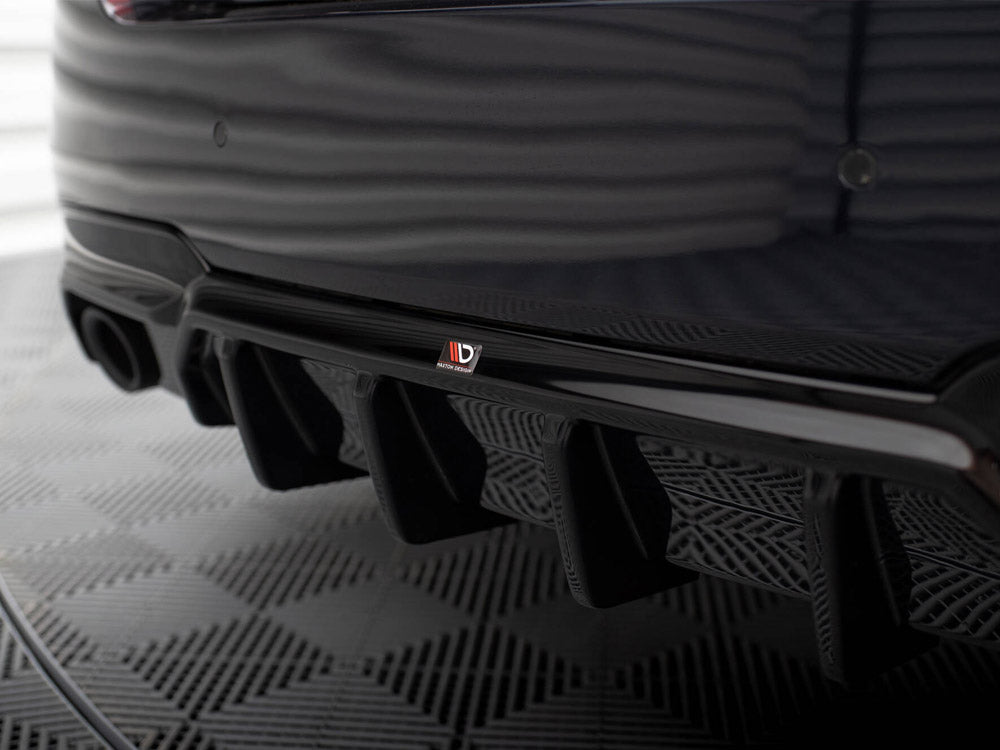 Rear Valance V.2 BMW 5 M-Pack F10 / F11 (Version with two single exhausts)