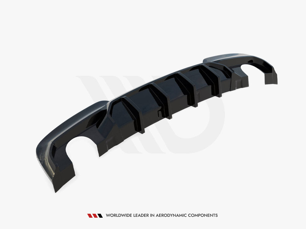 Rear Valance V.2 BMW 5 M-Pack F10 / F11 (Version with two single exhausts)