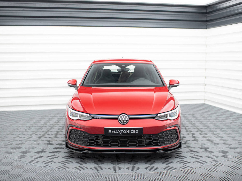 Front Splitter V.2 + Flaps Volkswagen Golf GTI / GTE / GTD / R-Line Mk8