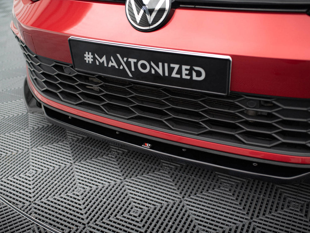 Front Splitter V.2 + Flaps Volkswagen Golf GTI / GTE / GTD / R-Line Mk8