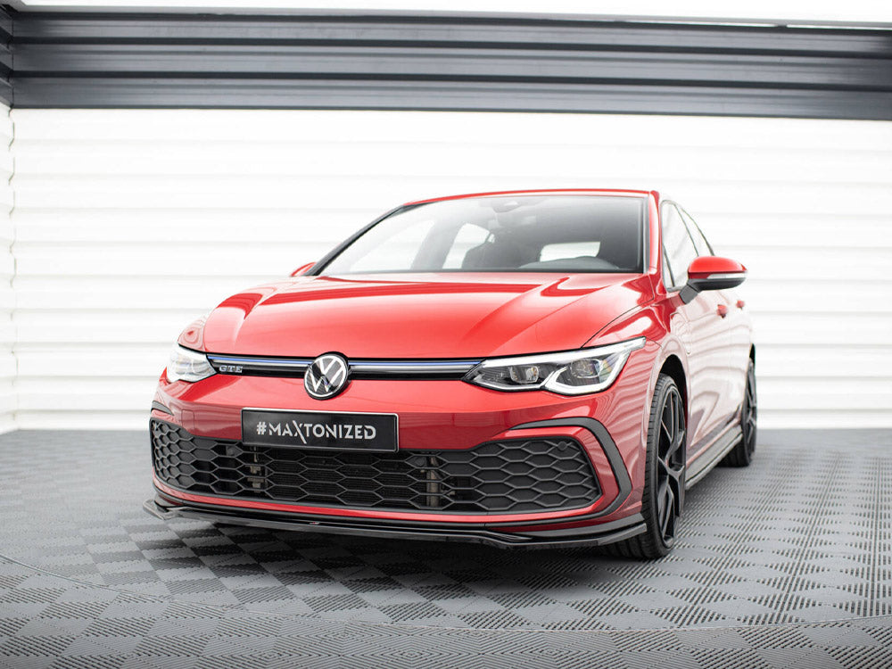 Front Splitter V.4 Volkswagen Golf GTI / GTE / GTD / R-Line Mk8