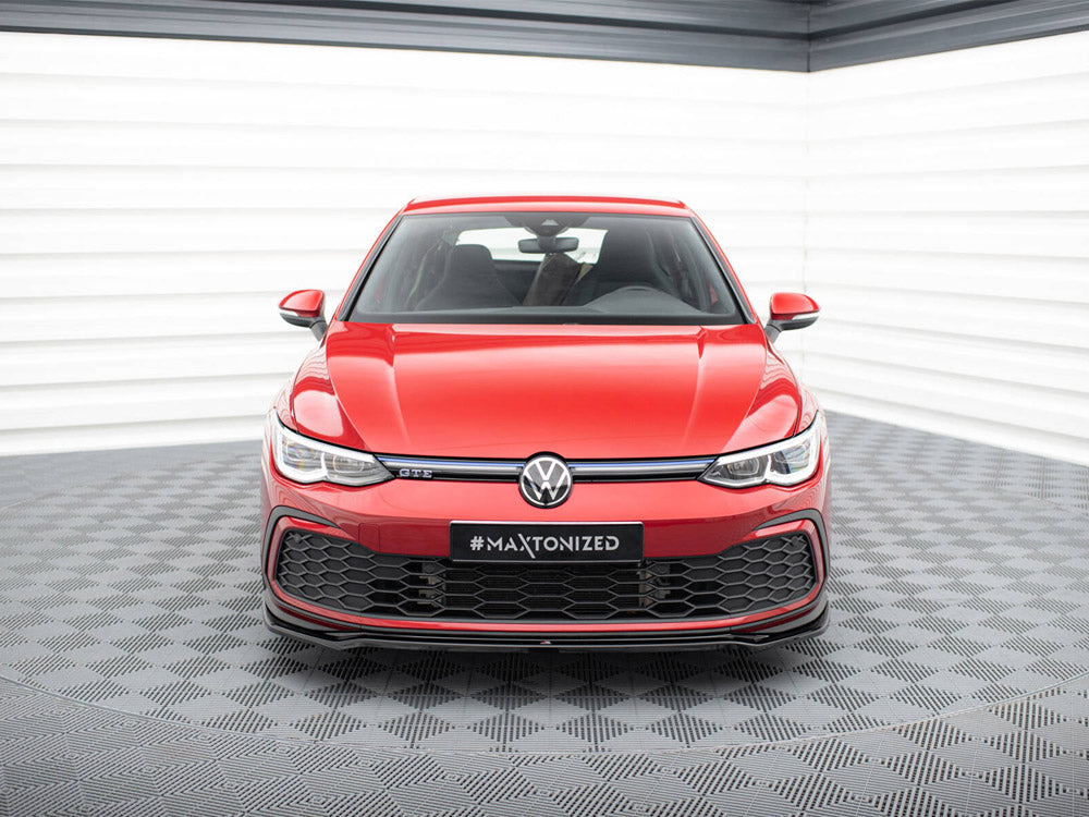 Front Splitter V.4 Volkswagen Golf GTI / GTE / GTD / R-Line Mk8