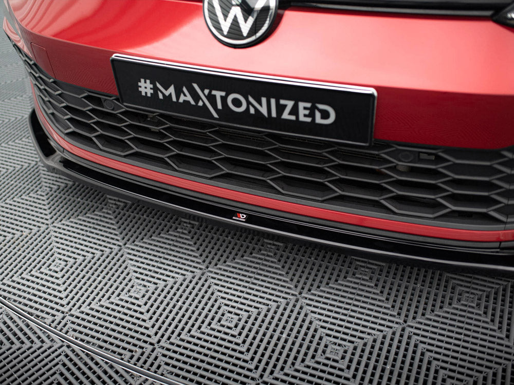 Front Splitter V.4 Volkswagen Golf GTI / GTE / GTD / R-Line Mk8