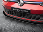 Front Splitter V.5 Volkswagen Golf GTI / GTE / GTD / R-Line Mk8