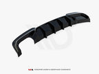 Rear Valance V.2 BMW 5 M-Pack F10 / F11 (Version with double exhaust on one side)