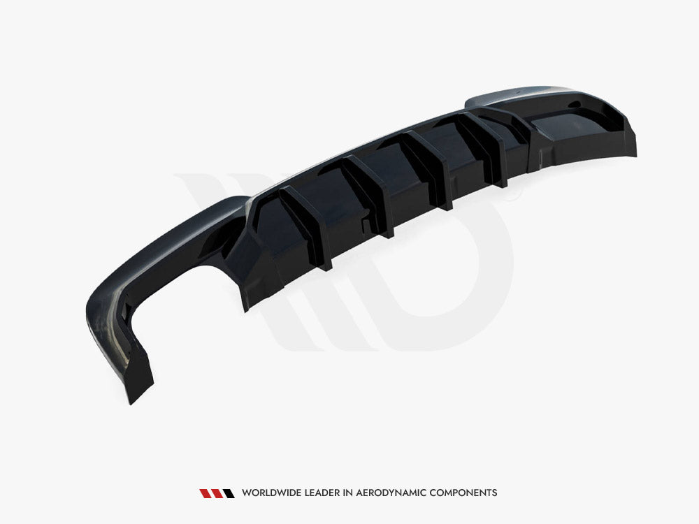 Rear Valance V.2 BMW 5 M-Pack F10 / F11 (Version with double exhaust on one side)