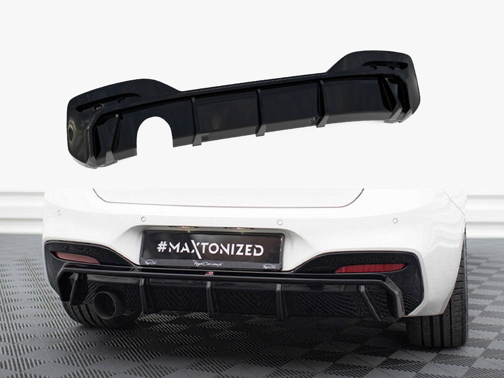 Rear Valance V.3 BMW 1 M-Pack F20 Facelift (Version with single exhaust on one side)