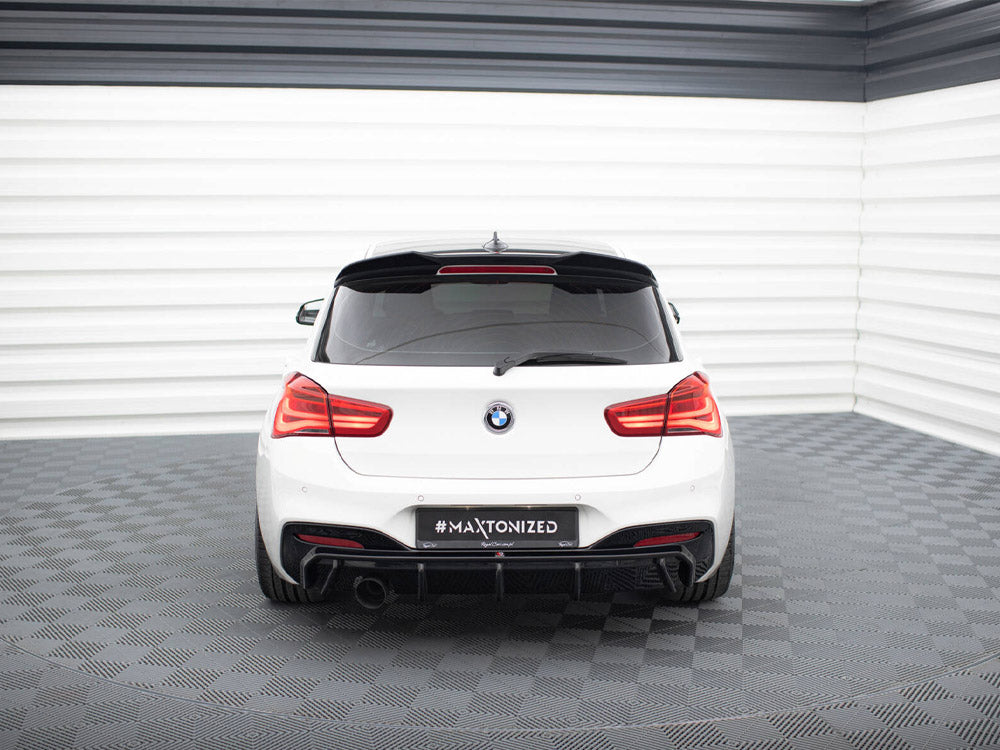 Rear Valance V.3 BMW 1 M-Pack F20 Facelift (Version with single exhaust on one side)