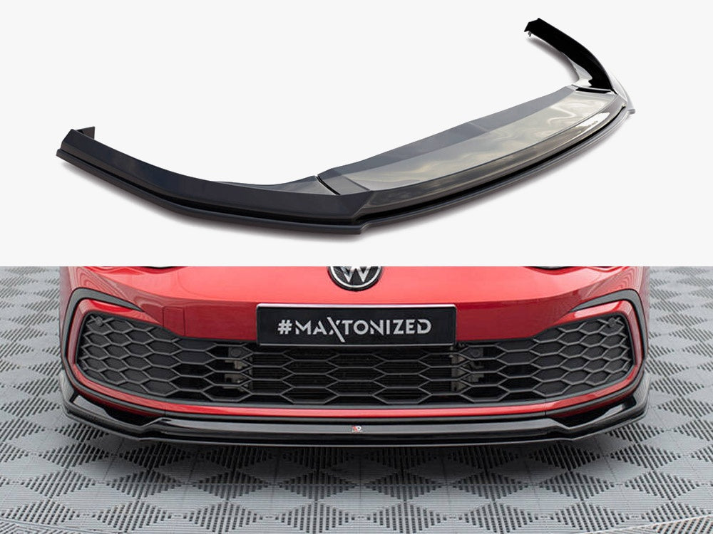 Front Splitter V.6 Volkswagen Golf GTI / GTE / GTD / R-Line Mk8