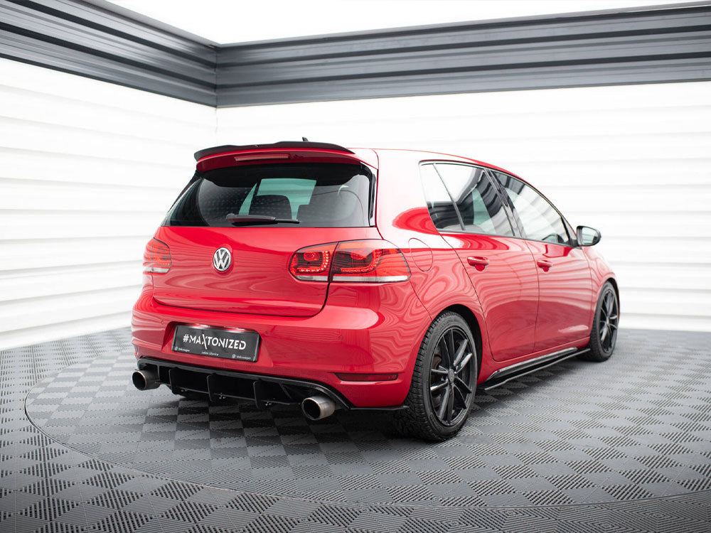 Rear Diffuser &amp; Rear Side Splitters VW Golf Mk6 GTI / 35TH