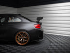 Carbon Spoiler With External Brackets Uprights + LED BMW M2 F87