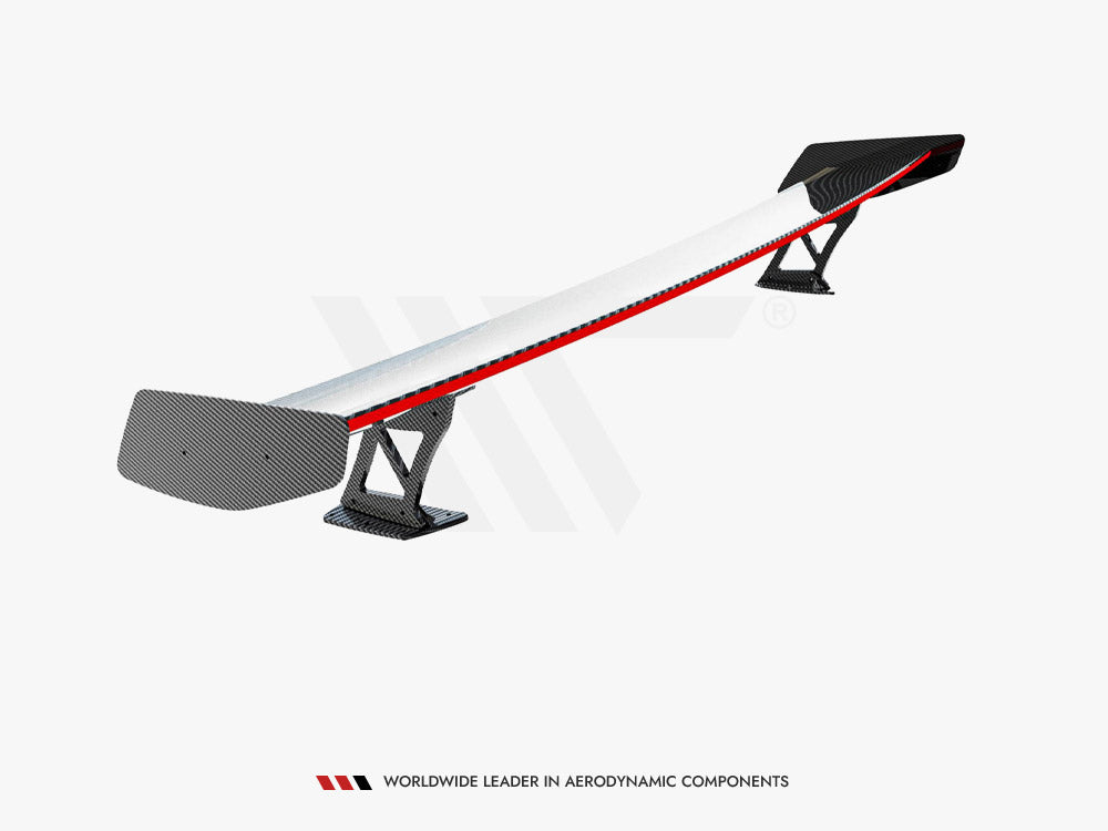 Carbon Spoiler With External Brackets Uprights + LED BMW M2 F87