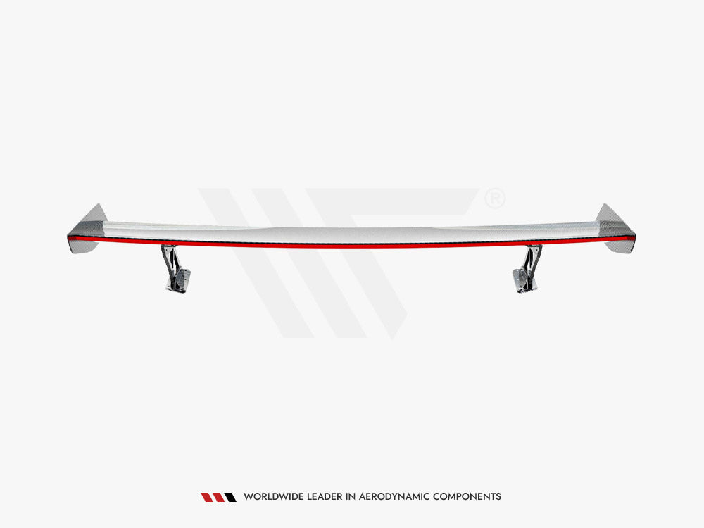 Carbon Spoiler With External Brackets Uprights + LED BMW M2 F87