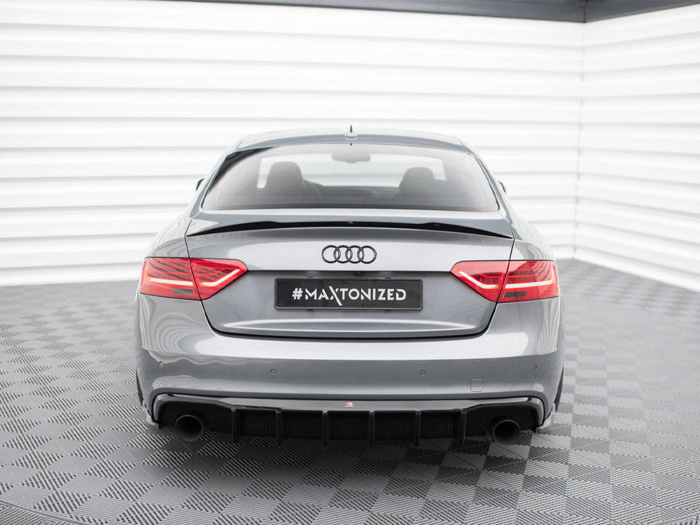 Rear Valance Audi S5 / A5 S-Line 8T Facelift (Version with single exhausts on both sides)