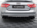 Rear Valance Audi S5 / A5 S-Line 8T Facelift (Version with single exhausts on both sides)