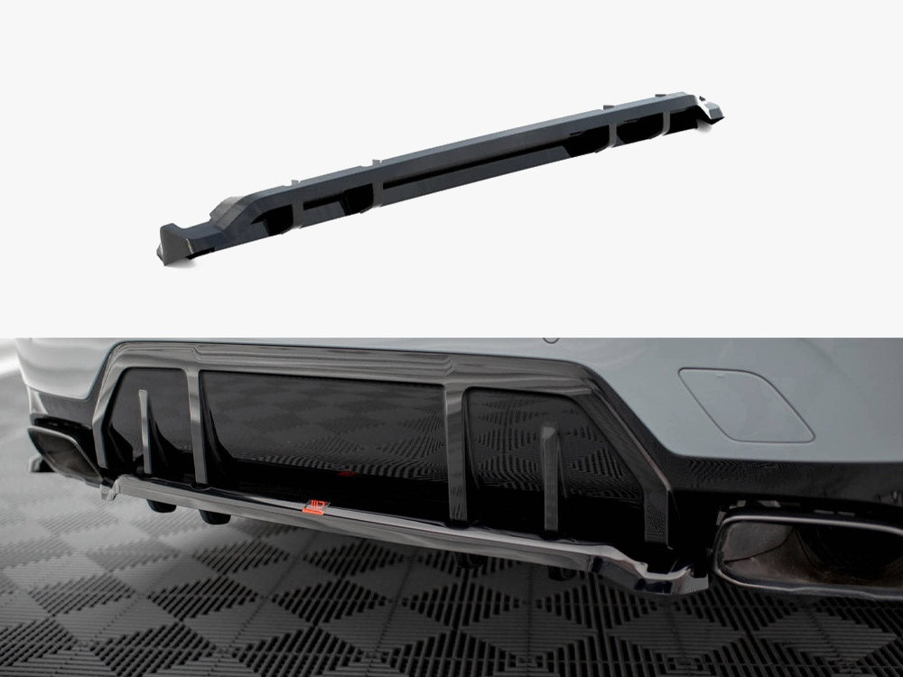 Central Rear Splitter (Vertical Bars) V.1 BMW M340i G20 / G21 Facelift