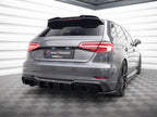 Rear Valance Audi A3 S-Line Sportback 8V Facelift (Version with single exhausts on both sides)