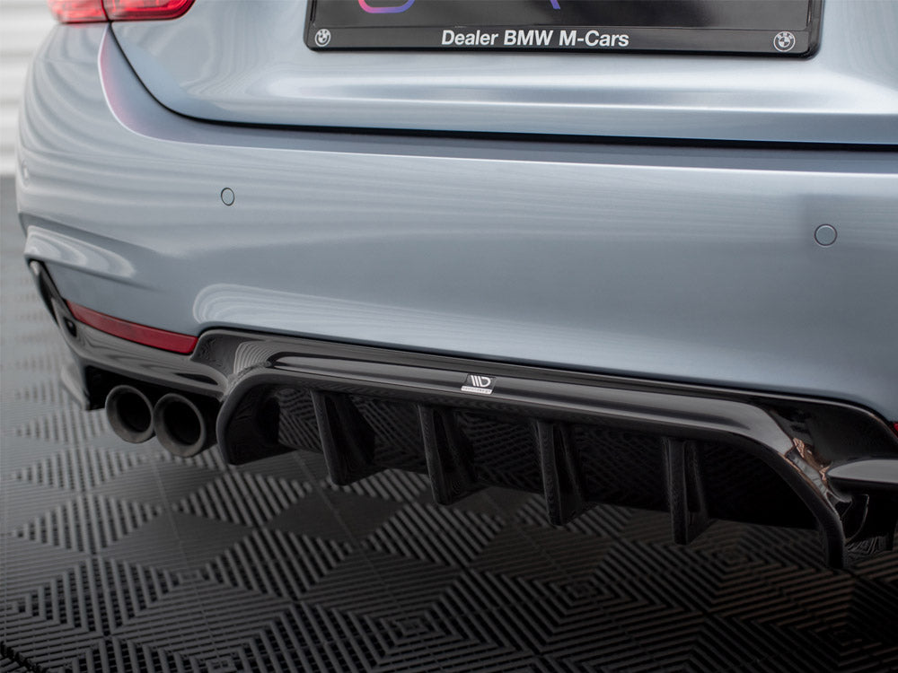 Rear Valance BMW 4 Coupe / Gran Coupe / Cabrio M-Pack F32 / F36 / F33 (Version with dual exhausts on both sides)