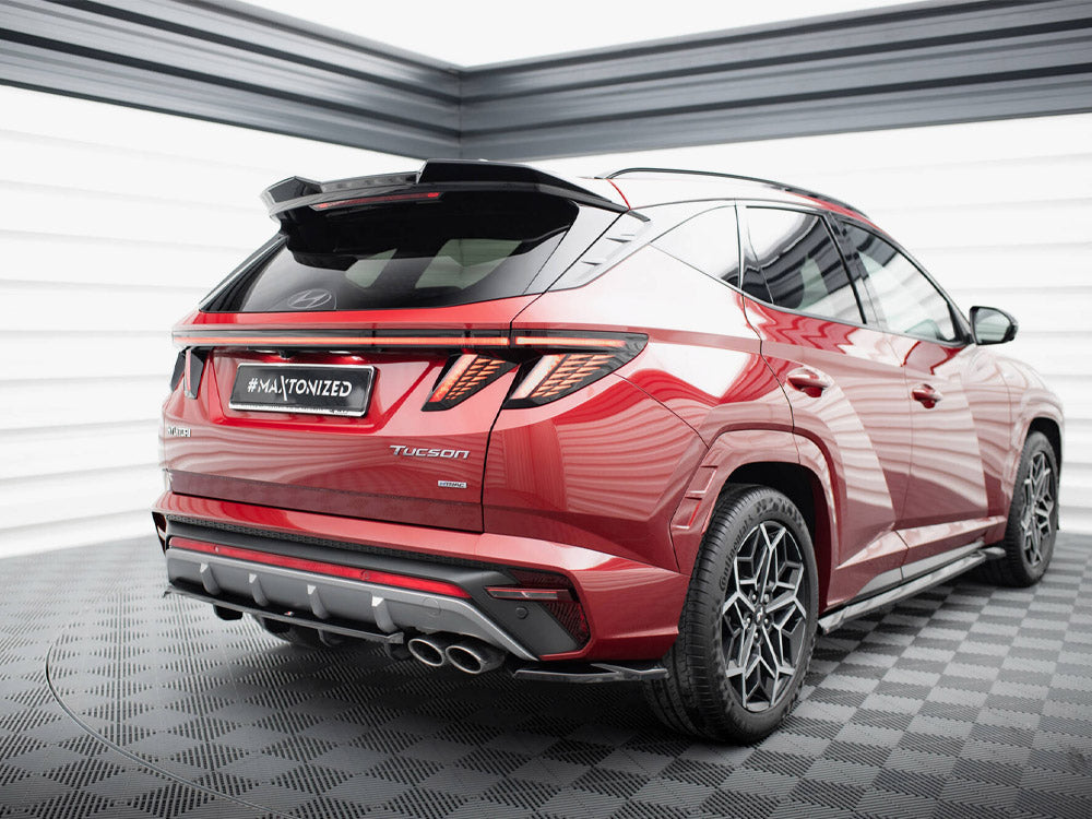 Central Rear Splitter (Vertical Bars) Hyundai Tucson N-Line Mk4