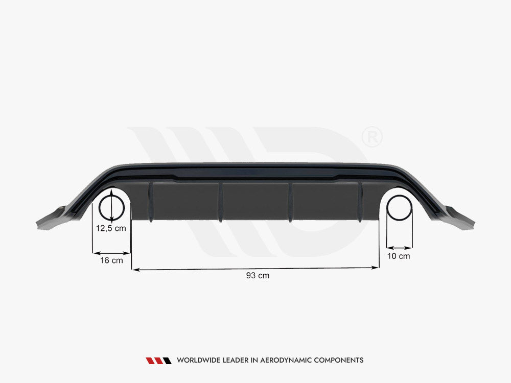 Rear Valance V.3 Ford Focus Hatchback ST Mk4