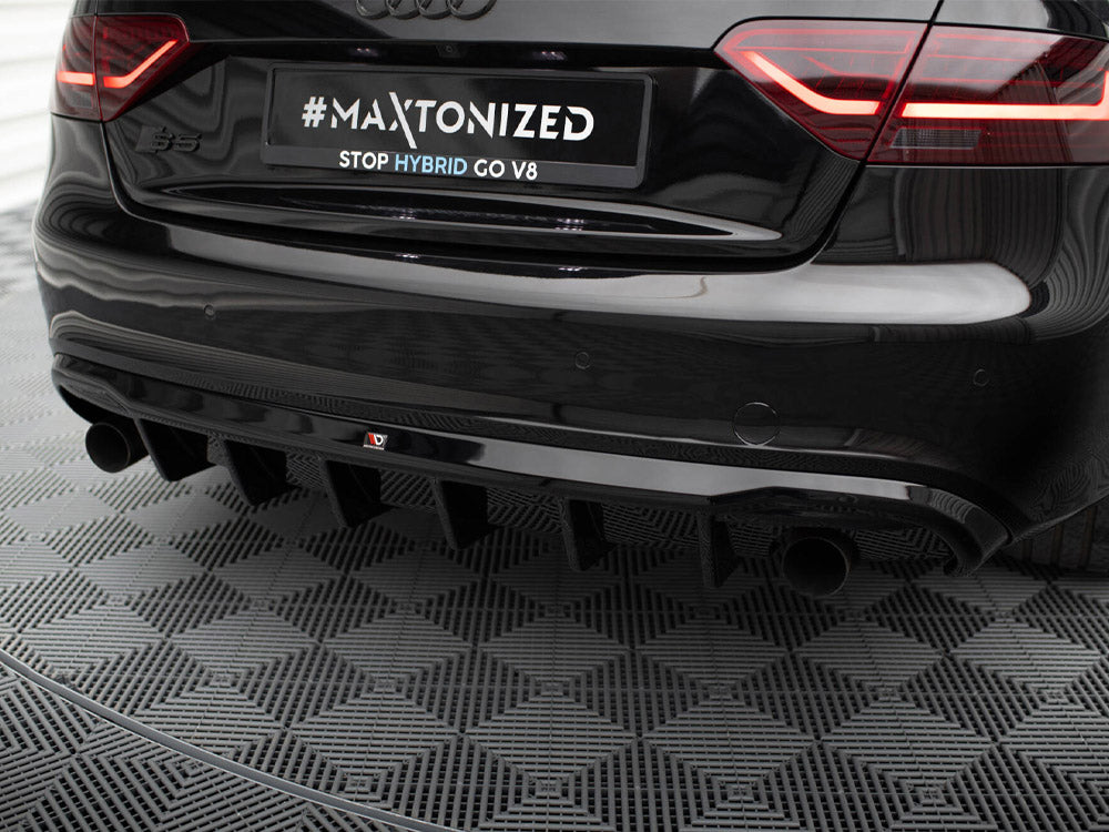 Rear Valance Audi S5 / A5 S-Line Coupe / Cabrio 8T (Version with single exhausts on both sides)