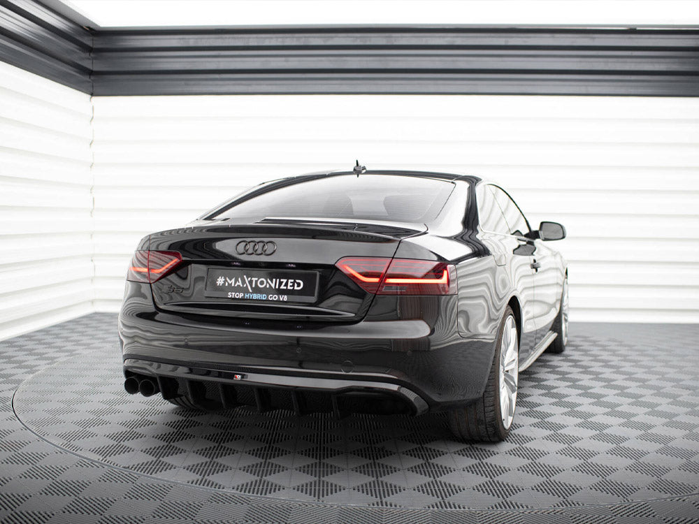 Rear Valance Audi S5 / A5 S-Line Coupe / Cabrio 8T (Single side dual exhaust version)