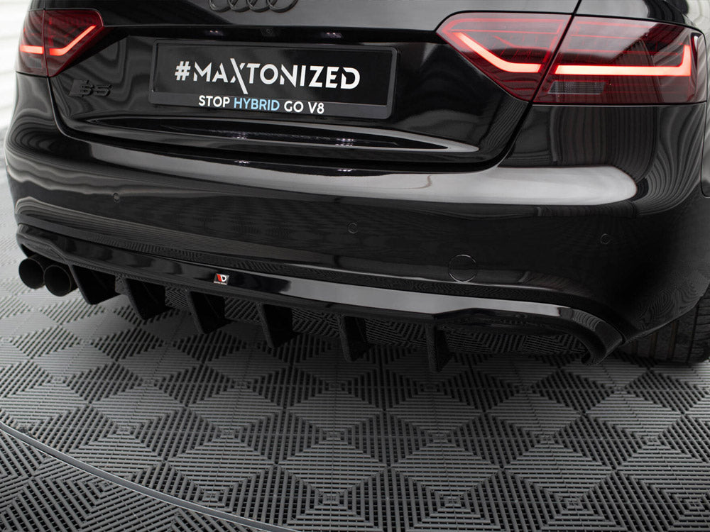 Rear Valance Audi S5 / A5 S-Line Coupe / Cabrio 8T (Single side dual exhaust version)