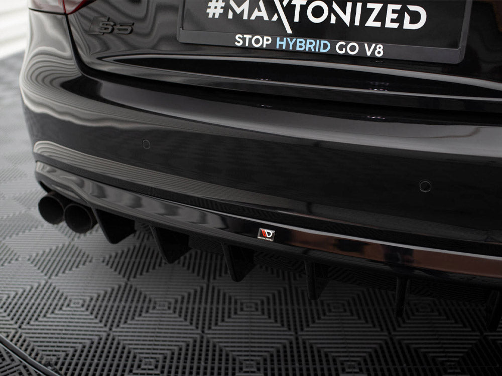 Rear Valance Audi S5 / A5 S-Line Coupe / Cabrio 8T (Single side dual exhaust version)