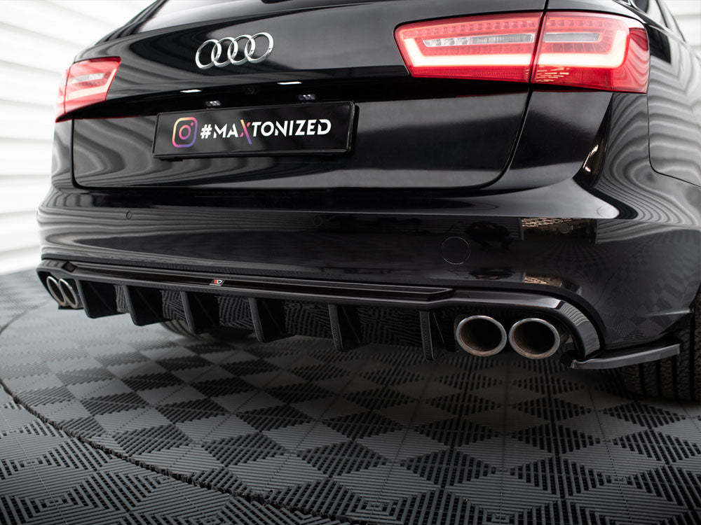Rear Valance Audi A6 Avant C7 (Version with dual exhausts on both sides)