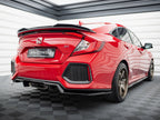 Central Rear Splitter (Vertical Bars) Honda Civic SI Mk10