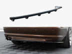 Central Rear Splitter (Vertical Bars) BMW 3 E46 Coupe M-Pack - Carbon Look