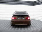 Central Rear Splitter (Vertical Bars) BMW 3 E46 Coupe M-Pack - Carbon Look