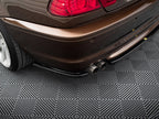 Central Rear Splitter (Vertical Bars) BMW 3 E46 Coupe M-Pack - Carbon Look