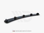Central Rear Splitter (Vertical Bars) BMW 3 E46 Coupe M-Pack - Carbon Look