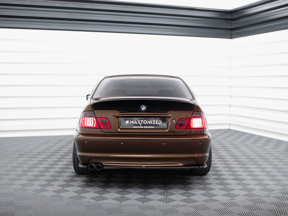 Rear Side Splitters BMW 3 E46 M-Pack Coupe - Carbon Look