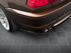 Rear Side Splitters BMW 3 E46 M-Pack Coupe - Carbon Look
