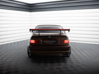 Carbon Spoiler With Internal Brackets Uprights + LED BMW 3 Coupe E46