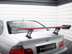 Carbon Spoiler With Internal Brackets Uprights + LED BMW 3 Coupe E46