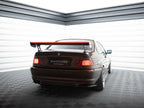 Carbon Spoiler With External Brackets Uprights + LED BMW 3 Coupe E46