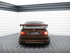 Carbon Spoiler With External Brackets Uprights + LED BMW 3 Coupe E46