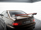 Carbon Spoiler With External Brackets Uprights + LED BMW 3 Coupe E46