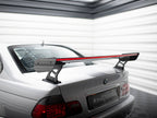 Carbon Spoiler With External Brackets Uprights + LED BMW 3 Coupe E46