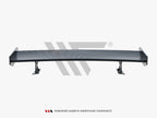 Carbon Spoiler With External Brackets Uprights + LED BMW 3 Coupe E46