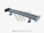 Carbon Spoiler With External Brackets Uprights + LED BMW 3 Coupe E46