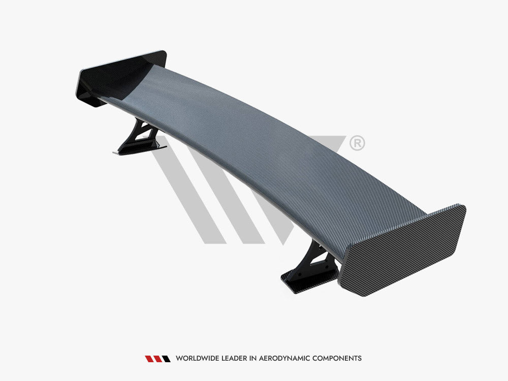 Carbon Spoiler With External Brackets Uprights + LED Audi A5 Coupe 8T