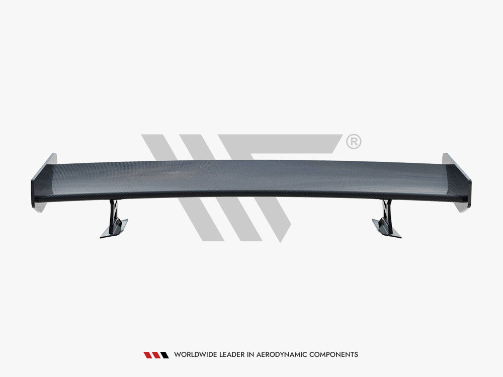 Carbon Spoiler With External Brackets Uprights + LED Audi A5 Coupe 8T