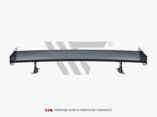 Carbon Spoiler With External Brackets Uprights + LED Audi A5 Coupe 8T
