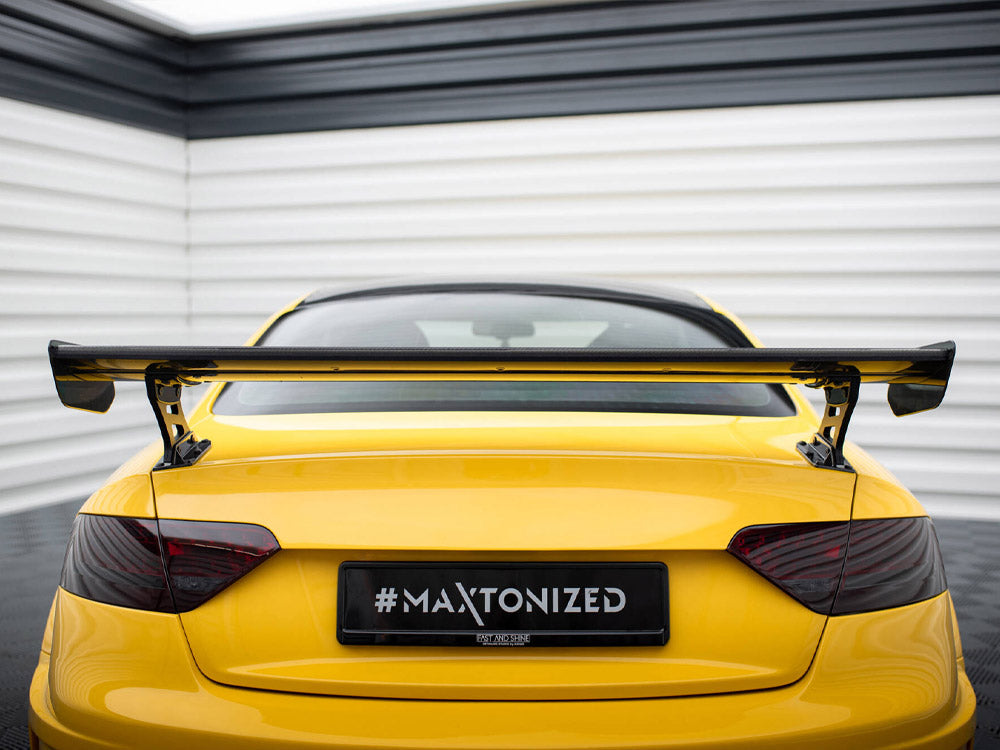 Carbon Spoiler With External Brackets Uprights Audi A5 Coupe 8T