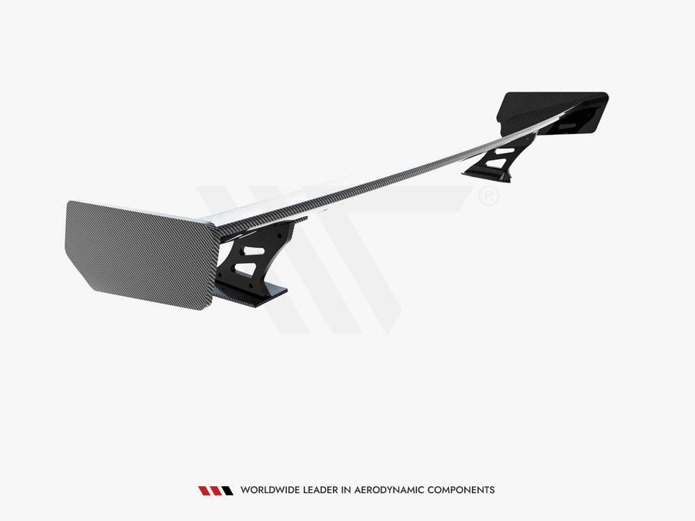 Carbon Spoiler With External Brackets Uprights Audi A5 Coupe 8T