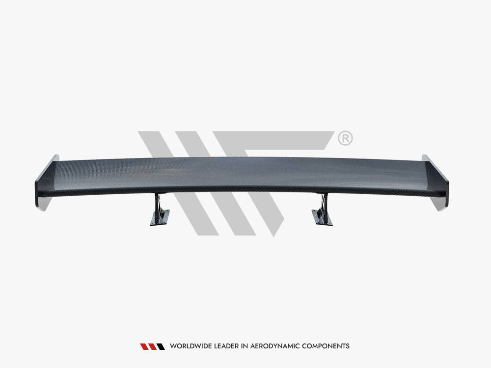 Carbon Spoiler With Internal Brackets Uprights + LED Audi A5 Coupe 8T